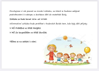 Schůzka se zákonnými zástupci nově přijatých dětí
